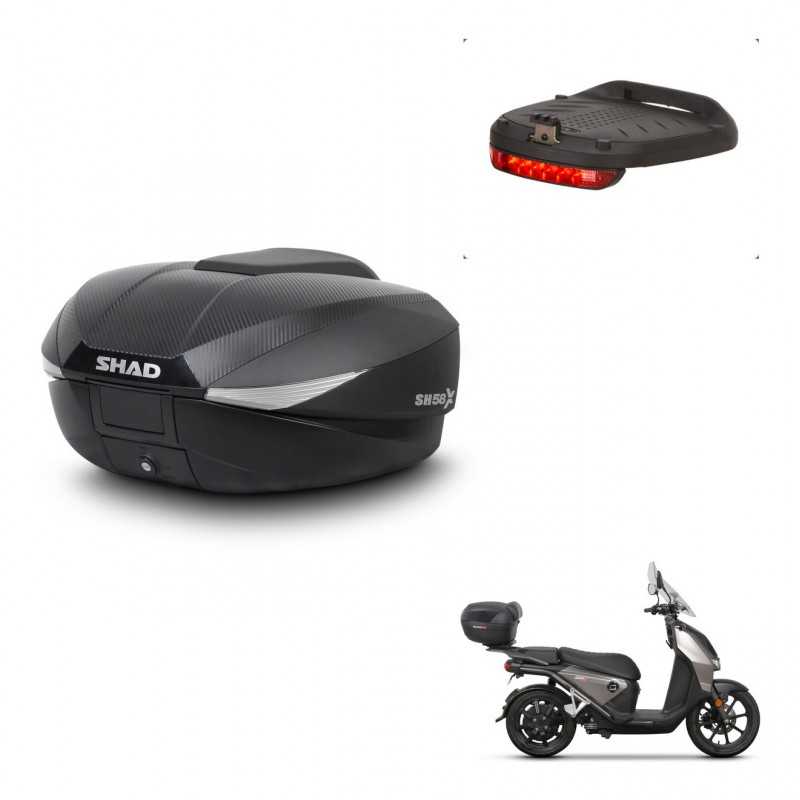 SHAD Baul trasero + luz de freno herraje montaje SH58X KIT-242044