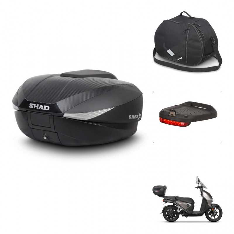 SHAD Baul trasero + accesorios herraje montaje SH58X KIT-242046