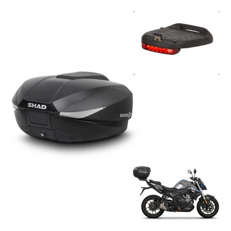SHAD Baul trasero + luz de freno herraje montaje SH58X KIT-242052