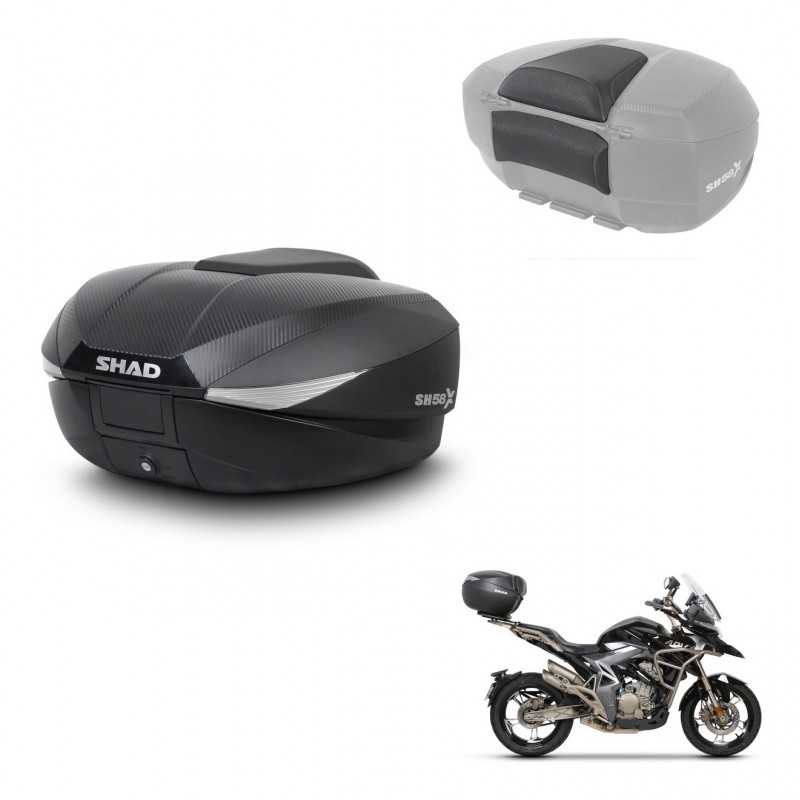 SHAD Baul trasero + respaldo de pasajero herraje montaje SH58X KIT-242071