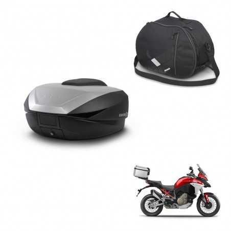 SHAD Rear trunk + internal bag + mounting hardware SH59X ALU KIT-242245