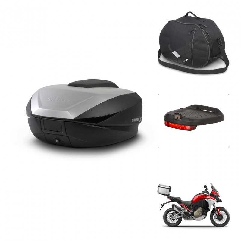 SHAD Baul trasero + accesorios herraje montaje SH59X ALU KIT-242246