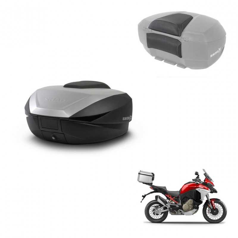 SHAD Baul trasero + respaldo de pasajero herraje montaje SH59X ALU KIT-242247