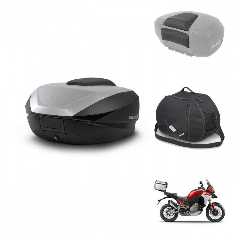 SHAD Baul trasero + accesorios herraje montaje SH59X ALU KIT-242249