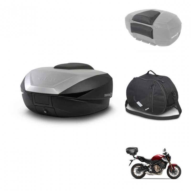 SHAD Baul trasero + accesorios herraje montaje SH59X ALU KIT-242257