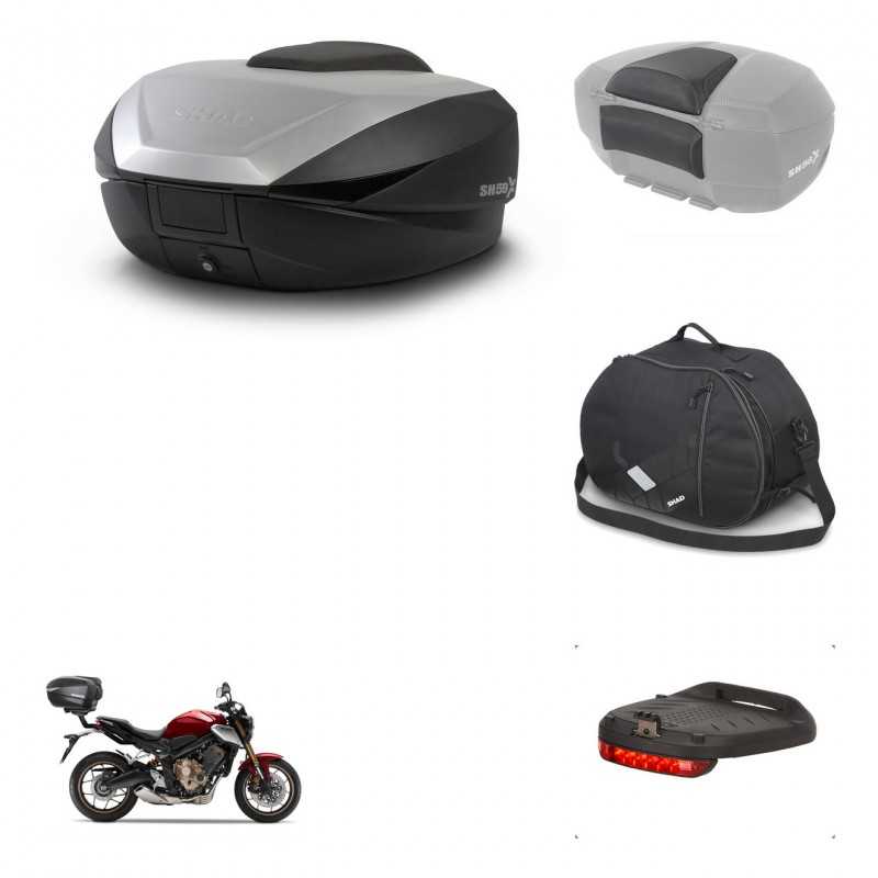SHAD Baul trasero + accesorios herraje montaje SH59X ALU KIT-242258