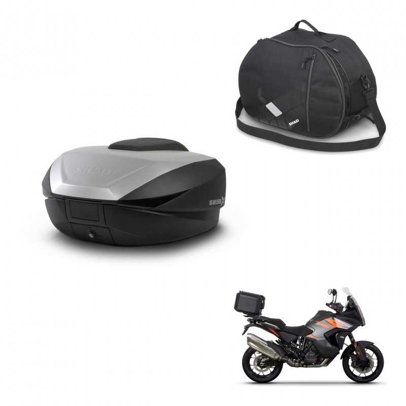 SHAD Rear trunk + internal bag + mounting hardware SH59X ALU KIT-242261