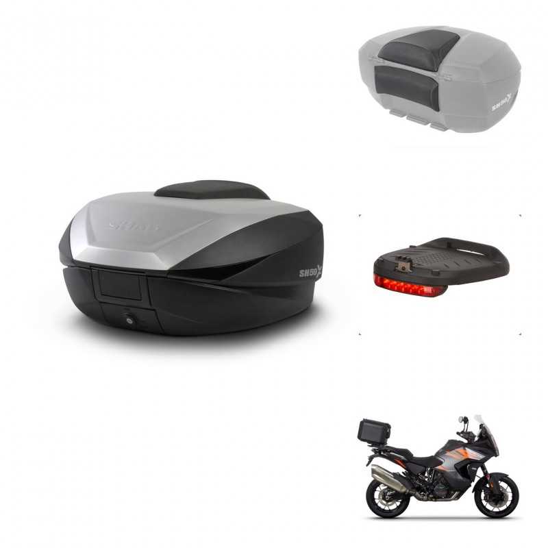 SHAD Baul trasero + accesorios herraje montaje SH59X ALU KIT-242264