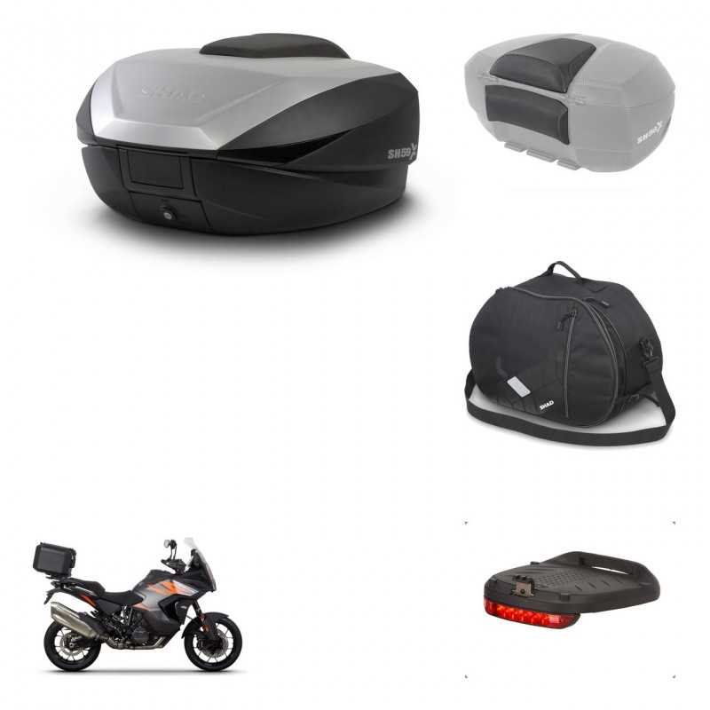 SHAD Baul trasero + accesorios herraje montaje SH59X ALU KIT-242266
