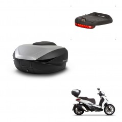 SHAD Baul trasero + luz de freno herraje montaje SH59X ALU KIT-242268