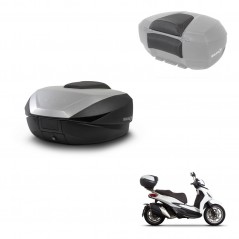 SHAD Rear trunk + passenger backrest + mounting hardware SH59X ALU KIT-242271