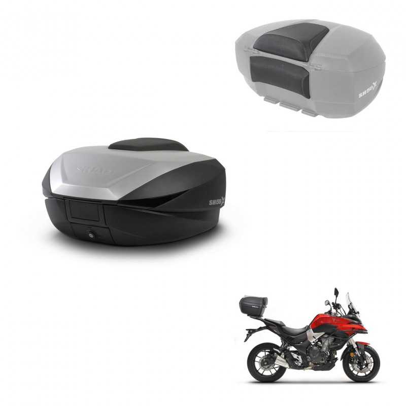 SHAD Baul trasero + respaldo de pasajero herraje montaje SH59X ALU KIT-242279
