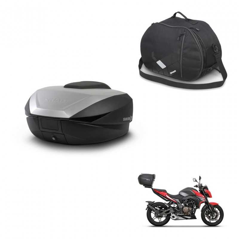 SHAD Rear trunk + internal bag + mounting hardware SH59X ALU KIT-242285
