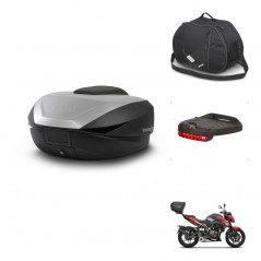 SHAD Baul trasero + accesorios herraje montaje SH59X ALU KIT-242286