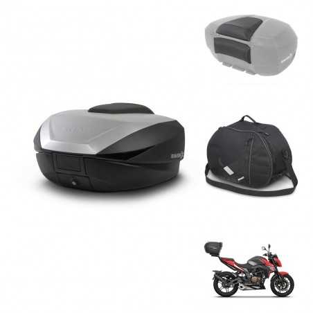 SHAD Baul trasero + accesorios herraje montaje SH59X ALU KIT-242289