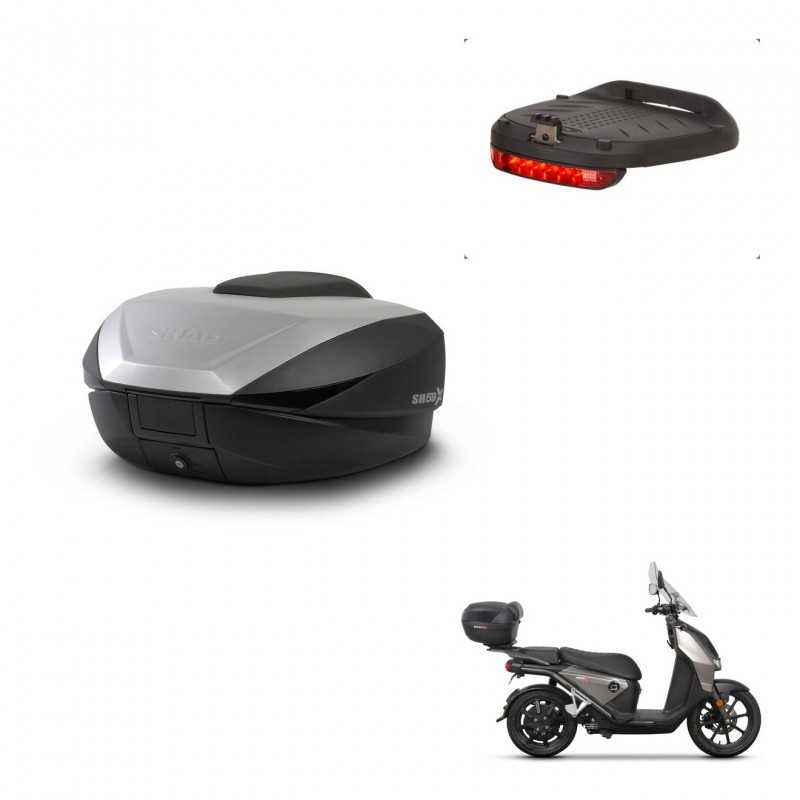 SHAD Baul trasero + luz de freno herraje montaje SH59X ALU KIT-242308