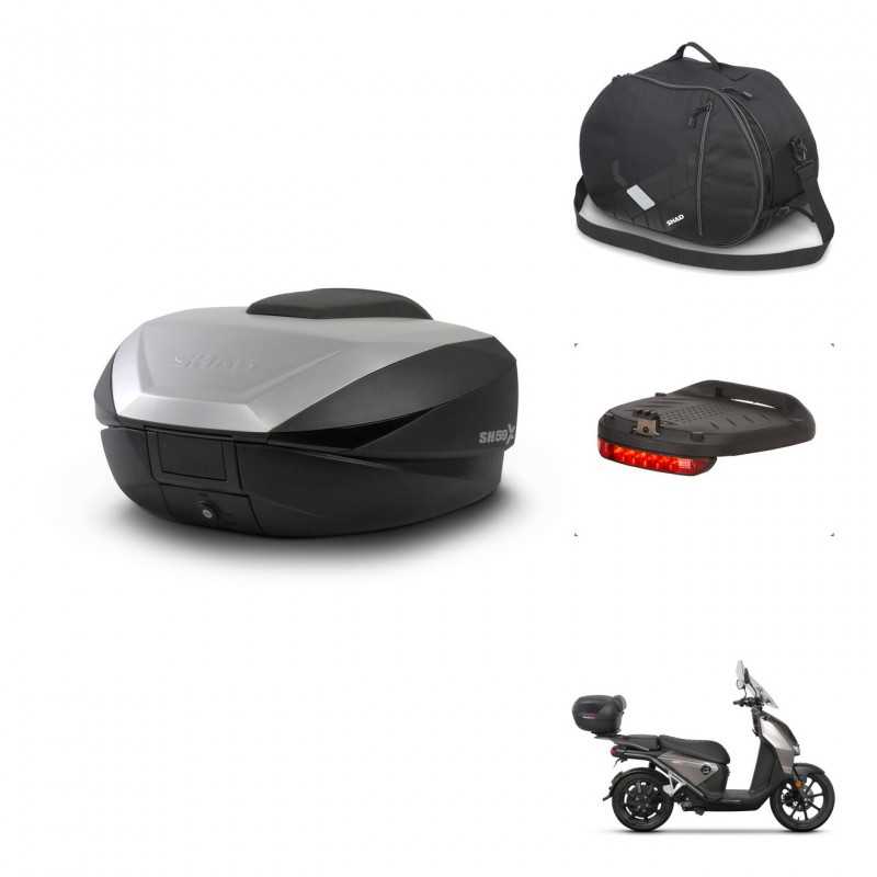SHAD Baul trasero + accesorios herraje montaje SH59X ALU KIT-242310
