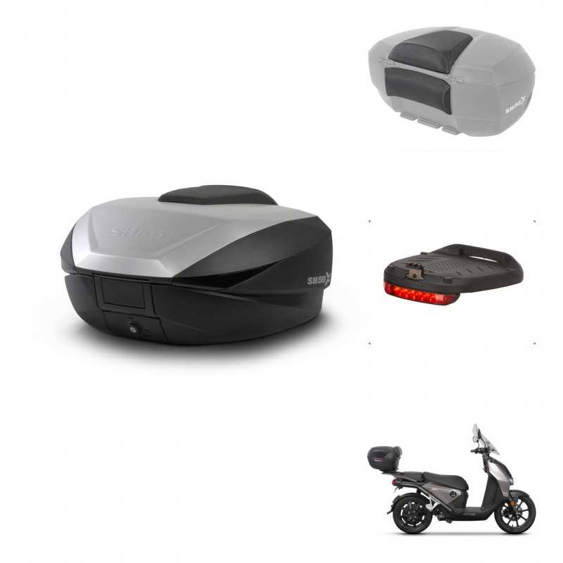 SHAD Baul trasero + accesorios herraje montaje SH59X ALU KIT-242312