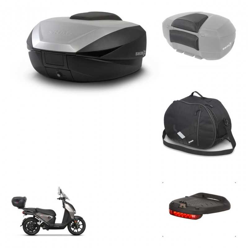 SHAD Baul trasero + accesorios herraje montaje SH59X ALU KIT-242314