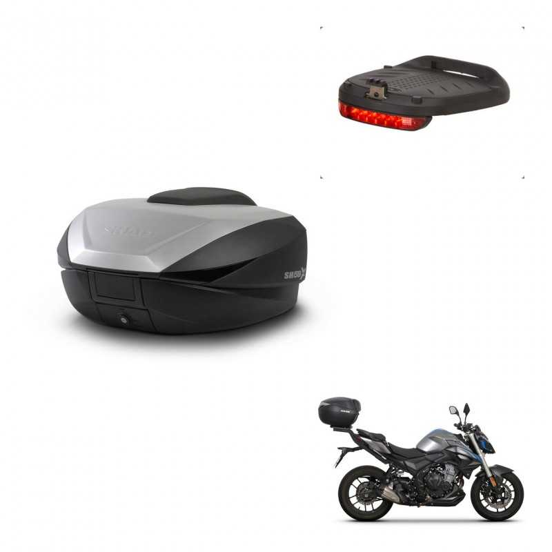 SHAD Baul trasero + luz de freno herraje montaje SH59X ALU KIT-242316