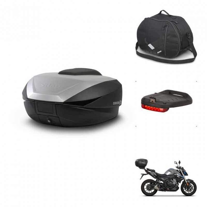 SHAD Baul trasero + accesorios herraje montaje SH59X ALU KIT-242318