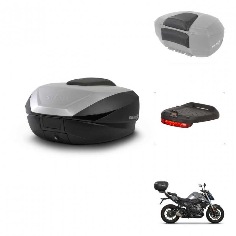 SHAD Baul trasero + accesorios herraje montaje SH59X ALU KIT-242320