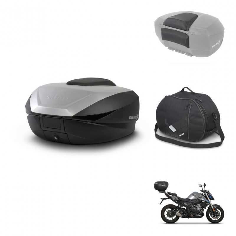 SHAD Baul trasero + accesorios herraje montaje SH59X ALU KIT-242321