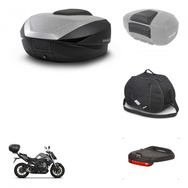 SHAD Baul trasero + accesorios herraje montaje SH59X ALU KIT-242322