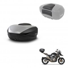 SHAD Rear trunk + passenger backrest + mounting hardware SH59X ALU KIT-242335