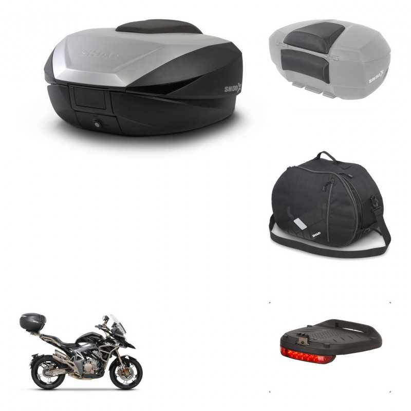 SHAD Baul trasero + accesorios herraje montaje SH59X ALU KIT-242338