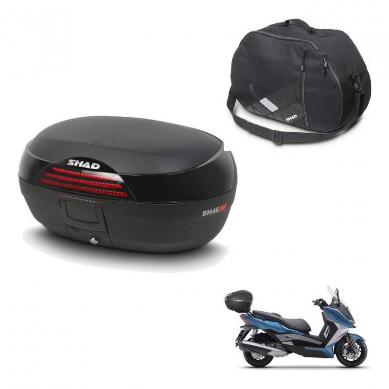 SHAD Rear trunk + internal bag + mounting hardware SH46 SH 46 NEW MODEL KIT-242669