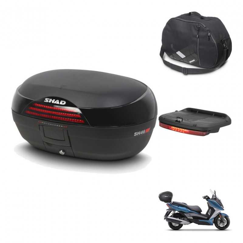 SHAD Rear trunk + accessories + mounting hardware SH46 SH 46 NEW MODEL KIT-242670