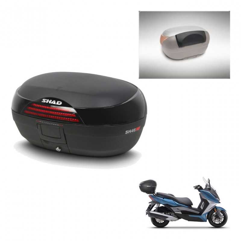 SHAD Rear trunk + passenger backrest + mounting hardware SH46 SH 46 NEW MODEL KIT-242671