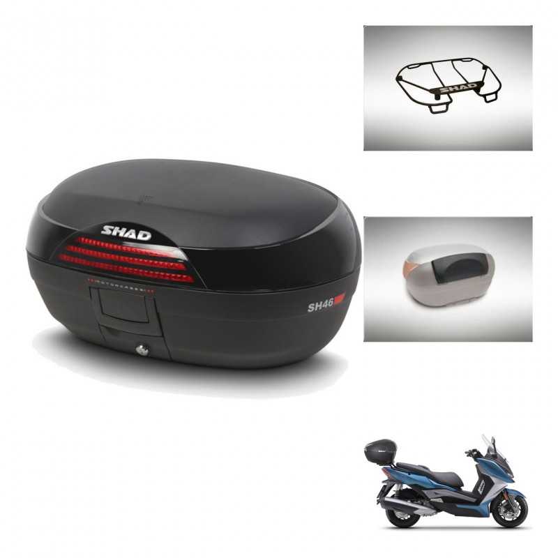 SHAD Rear trunk + accessories + mounting hardware SH46 SH 46 NEW MODEL KIT-242679