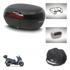 SHAD Rear trunk + accessories + mounting hardware SH46 SH 46 NEW MODEL KIT-242681