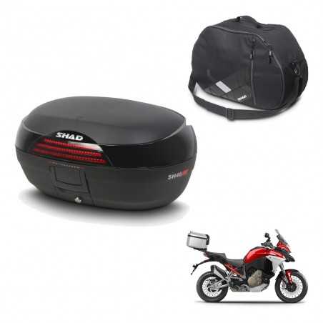 SHAD Rear trunk + internal bag + mounting hardware SH46 SH 46 NEW MODEL KIT-242685