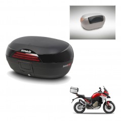 SHAD Rear trunk + passenger backrest + mounting hardware SH46 SH 46 NEW MODEL KIT-242687