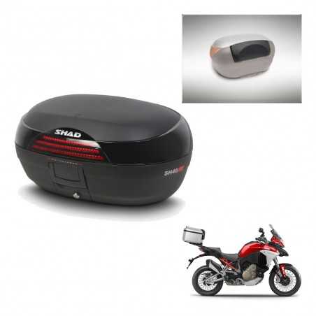 SHAD Baul trasero + respaldo de pasajero herraje montaje SH46 SH 46 NEW MODEL KIT-242687