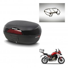 SHAD Baul trasero + parrilla portabultos superior herraje montaje SH46 SH 46 NEW MODEL KIT-242691