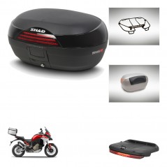 SHAD Rear trunk + accessories + mounting hardware SH46 SH 46 NEW MODEL KIT-242696