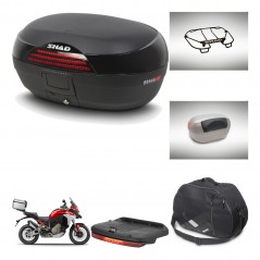 SHAD Rear trunk + accessories + mounting hardware SH46 SH 46 NEW MODEL KIT-242698