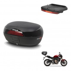 SHAD Rear trunk + brake light + mounting hardware SH46 SH 46 NEW MODEL KIT-242700