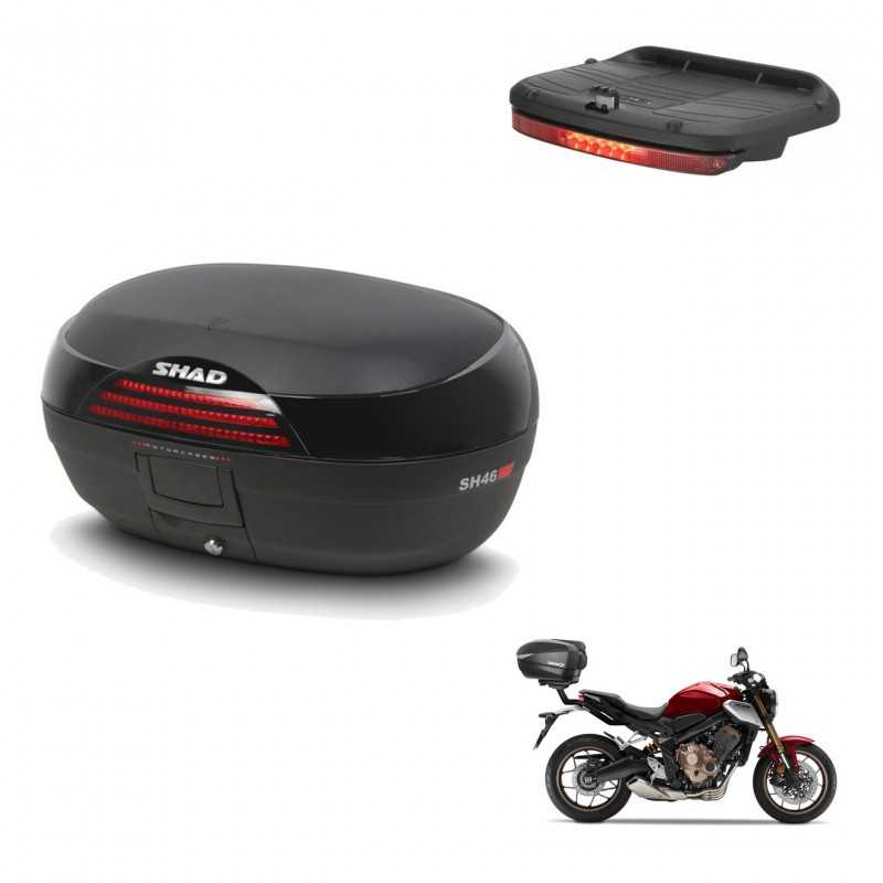 SHAD Rear trunk + brake light + mounting hardware SH46 SH 46 NEW MODEL KIT-242700