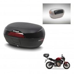 SHAD Baul trasero + respaldo de pasajero herraje montaje SH46 SH 46 NEW MODEL KIT-242703