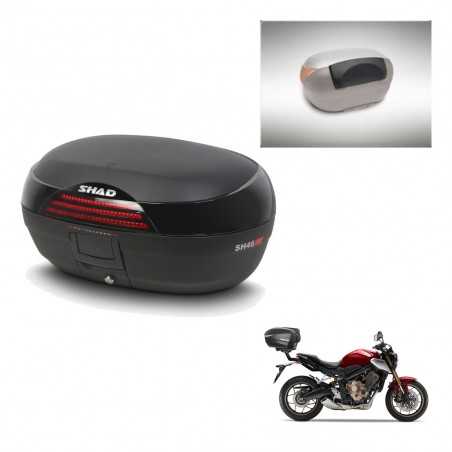 SHAD Rear trunk + passenger backrest + mounting hardware SH46 SH 46 NEW MODEL KIT-242703