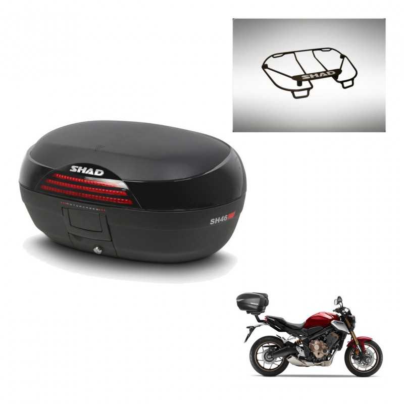 SHAD Baul trasero + parrilla portabultos superior herraje montaje SH46 SH 46 NEW MODEL KIT-242707
