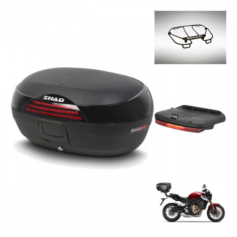 SHAD Rear trunk + accessories + mounting hardware SH46 SH 46 NEW MODEL KIT-242708