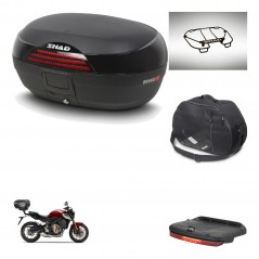 SHAD Rear trunk + accessories + mounting hardware SH46 SH 46 NEW MODEL KIT-242710
