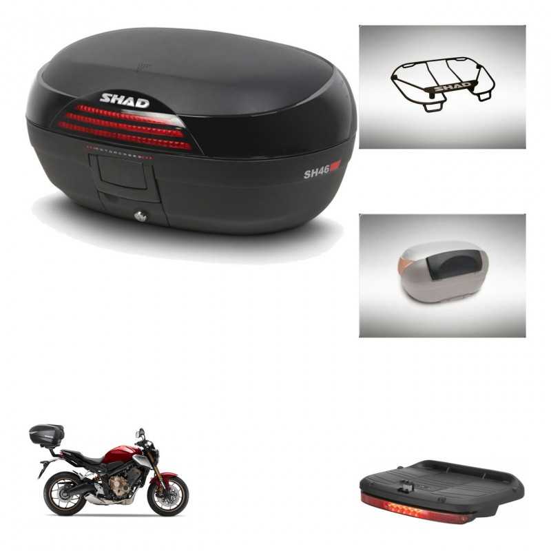 SHAD Rear trunk + accessories + mounting hardware SH46 SH 46 NEW MODEL KIT-242712