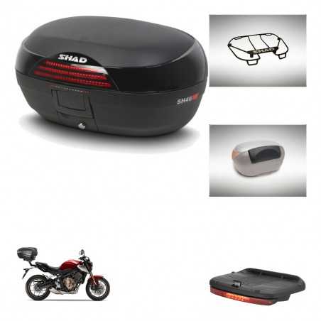 SHAD Baul trasero + accesorios herraje montaje SH46 SH 46 NEW MODEL KIT-242712